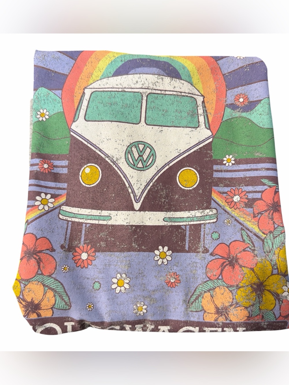 Volkswagen VW Bus Retro Graphic Muscle Tank Top Gray Size L/XL - Picture 3 of 4